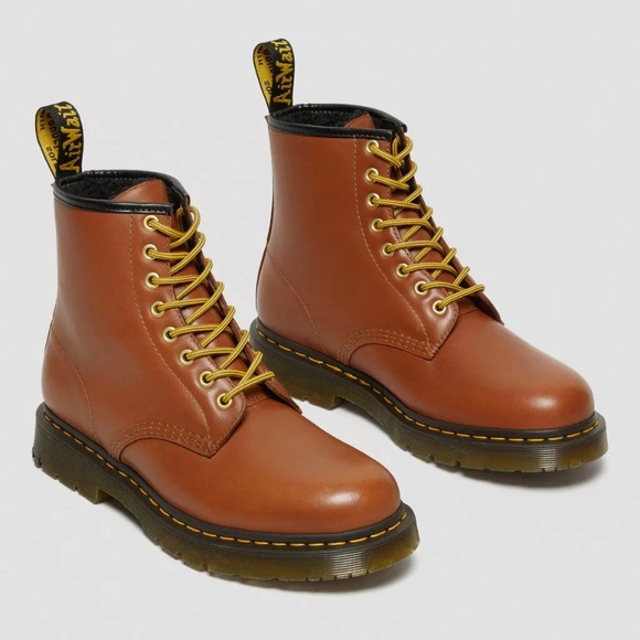 Dr. Martens Shoes - Dr. Martens 1460s Winter Grip Leather Lace-Up Boots